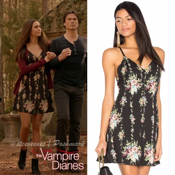 Alice + Olivia Dresses & Skirts - Alice + Olivia Alves Floral Dress ASO Elena Gilbert